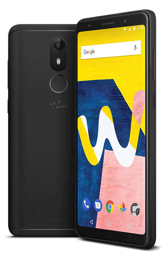 screen and side display of the mobile View Lite