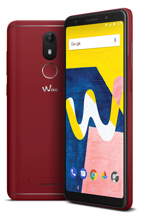 screen and side display of the mobile View Lite