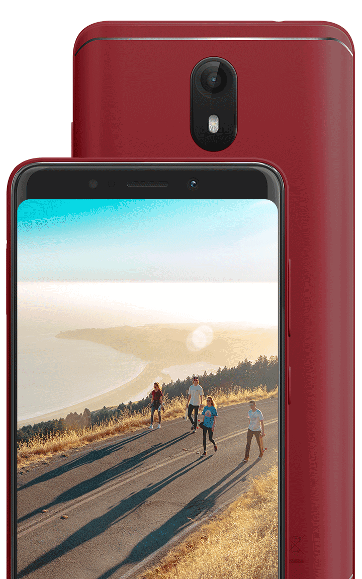 Lowlight selfie feature diplayed on a View Lite